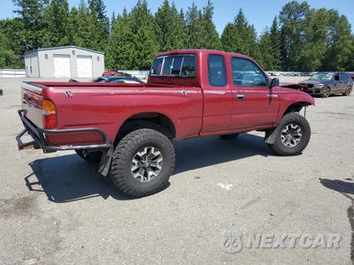 Trzecie zdjęcie samochodu z tyłu: 1996 TOYOTA TACOMA XTRACAB VIN:4TAWM72N8TZ174426 - miniatura