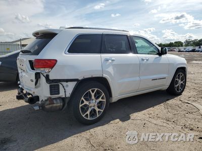 Trzecie zdjęcie samochodu z tyłu: 2019 JEEP GRAND CHEROKEE OVERLAND VIN:1C4RJFCG5KC590780 - miniatura