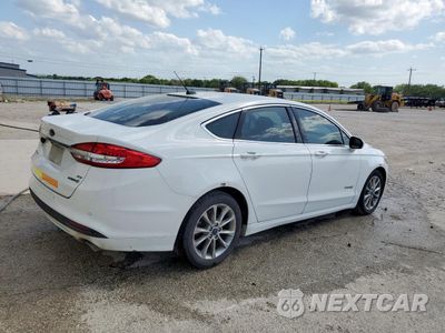 Trzecie zdjęcie samochodu z tyłu: 2017 FORD FUSION SE HYBRID VIN:3FA6P0LU0HR408990 - miniatura
