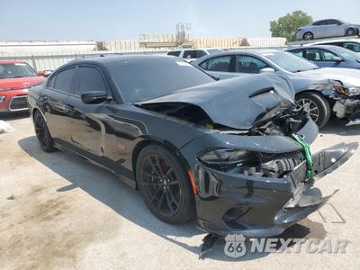 Czwarte zdjęcie samochodu z boku: 2021 DODGE CHARGER SCAT PACK SCAT PACK VIN:2C3CDXGJ4MH662338 - miniatura