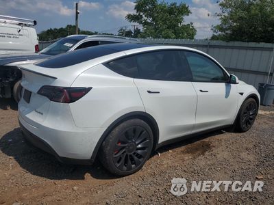 Trzecie zdjęcie samochodu z tyłu: 2022 TESLA MODEL Y VIN:7SAYGDEF2NF540058 - miniatura