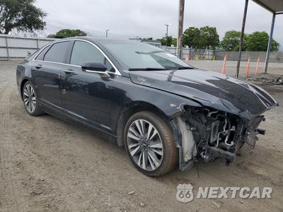 Czwarte zdjęcie samochodu z boku: 2017 LINCOLN MKZ HYBRID RESERVE VIN:3LN6L5MU9HR655521 - miniatura