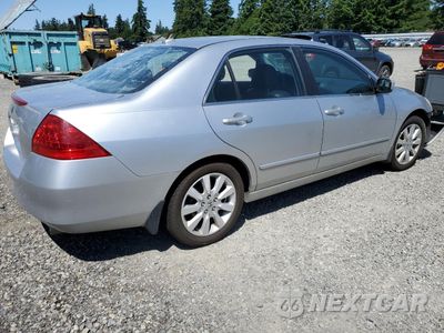 Trzecie zdjęcie samochodu z tyłu: 2007 HONDA ACCORD EX VIN:1HGCM66597A090536 - miniatura