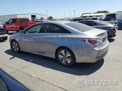 Drugie zdjęcie samochodu z przodu: 2013 HYUNDAI SONATA HYBRID VIN:KMHEC4A49DA087396 - miniatura