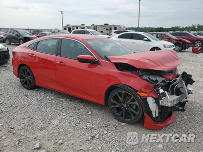 Czwarte zdjęcie samochodu z boku: 2020 HONDA CIVIC SPORT VIN:2HGFC2E87LH515459 - miniatura