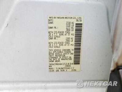 Zdjęcie 13 z 13 samochodu: 2016 NISSAN MURANO S VIN:5N1AZ2MGXGN151434 - miniatura