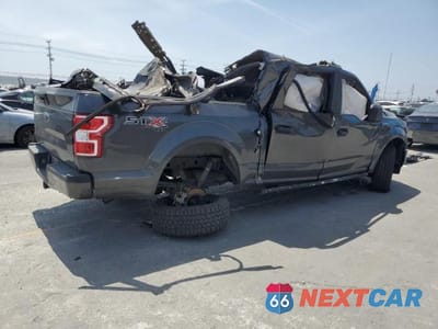 Trzecie zdjęcie samochodu z tyłu: 2019 FORD F150 SUPERCREW VIN:1FTEW1EP8KKE22315 - miniatura