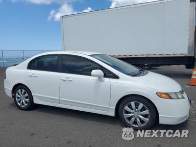 Czwarte zdjęcie samochodu z boku: 2007 HONDA CIVIC LX VIN:1HGFA16537L102757 - miniatura