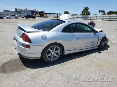 Trzecie zdjęcie samochodu z tyłu: 2001 MITSUBISHI ECLIPSE GT VIN:4A3AC84H71E062054 - miniatura