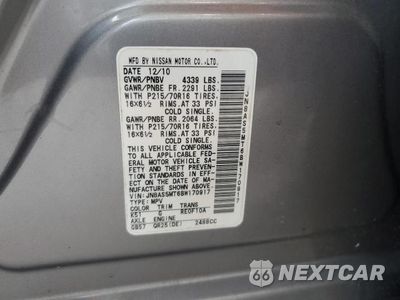 Zdjęcie 13 z 13 samochodu: 2011 NISSAN ROGUE S VIN:JN8AS5MT6BW170917 - miniatura