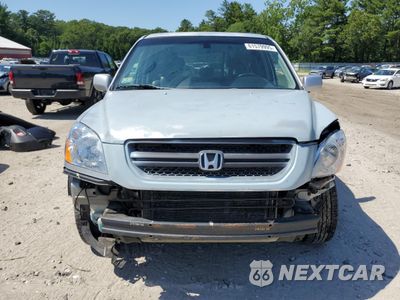 Piąte zdjęcie samochodu w środku: 2005 HONDA PILOT EXL VIN:2HKYF18755H564083 - miniatura