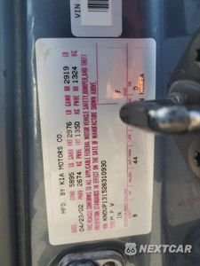 Zdjęcie 13 z 13 samochodu: 2002 KIA SEDONA EX VIN:KNDUP131526310930 - miniatura