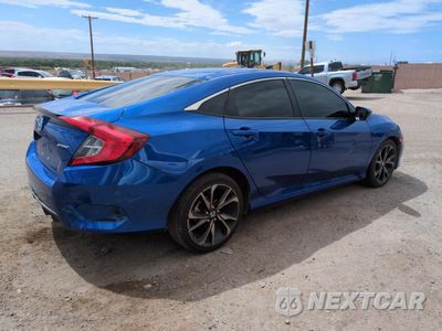 Trzecie zdjęcie samochodu z tyłu: 2021 HONDA CIVIC SPORT VIN:2HGFC2F80MH526075 - miniatura
