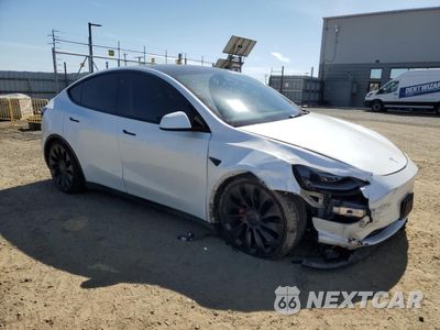 Czwarte zdjęcie samochodu z boku: 2022 TESLA MODEL Y VIN:7SAYGDEF0NF344376 - miniatura