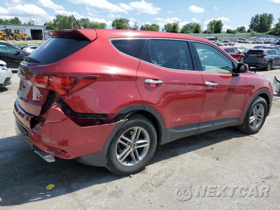 Trzecie zdjęcie samochodu z tyłu: 2018 HYUNDAI SANTA FE SPORT VIN:5XYZT3LB2JG526655 - miniatura