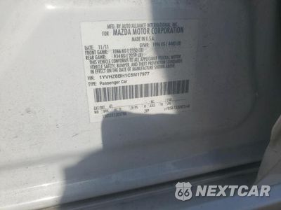 Zdjęcie 13 z 13 samochodu: 2012 MAZDA 6 I VIN:1YVHZ8BH1C5M17977 - miniatura