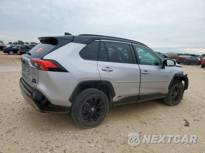 Trzecie zdjęcie samochodu z tyłu: 2022 TOYOTA RAV4 XSE VIN:4T3E6RFV2NU099788 - miniatura
