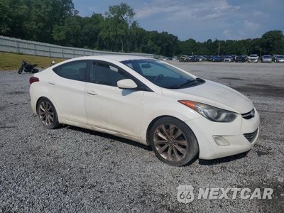 Czwarte zdjęcie samochodu z boku: 2012 HYUNDAI ELANTRA GLS VIN:5NPDH4AE7CH118498 - miniatura