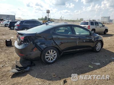 Trzecie zdjęcie samochodu z tyłu: 2014 HYUNDAI ELANTRA SE VIN:5NPDH4AE9EH540761 - miniatura