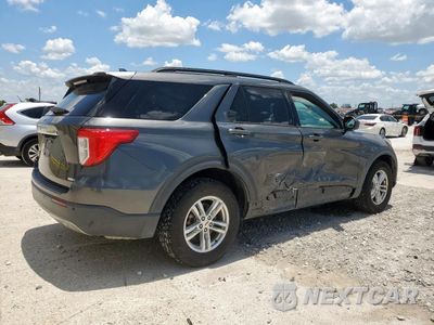Trzecie zdjęcie samochodu z tyłu: 2020 FORD EXPLORER XLT VIN:1FMSK8DH6LGC39562 - miniatura