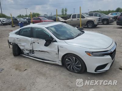 Czwarte zdjęcie samochodu z boku: 2022 HONDA INSIGHT TOURING VIN:19XZE4F96NE010794 - miniatura