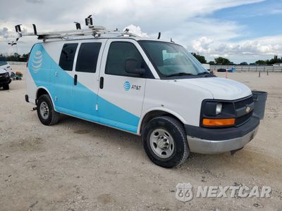 Czwarte zdjęcie samochodu z boku: 2014 CHEVROLET EXPRESS G2500 VIN:1GCWGFCA5E1914436 - miniatura