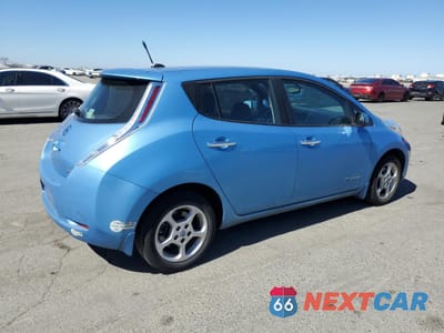 Trzecie zdjęcie samochodu z tyłu: 2013 NISSAN LEAF S VIN:1N4AZ0CP9DC405917 - miniatura