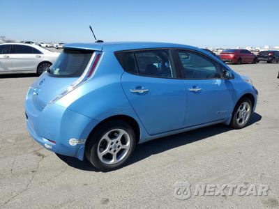 Trzecie zdjęcie samochodu z tyłu: 2013 NISSAN LEAF S VIN:1N4AZ0CP9DC405917 - miniatura