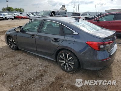 Drugie zdjęcie samochodu z przodu: 2022 HONDA CIVIC EX VIN:2HGFE1F71NH323712 - miniatura
