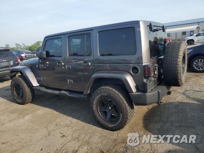 Drugie zdjęcie samochodu z przodu: 2014 JEEP WRANGLER UNLIMITED SAHARA VIN:1C4HJWEG9EL240338 - miniatura