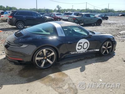Trzecie zdjęcie samochodu z tyłu: 2021 PORSCHE 911 TARGA 4S VIN:WP0BB2A92MS235716 - miniatura