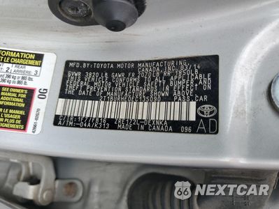 Zdjęcie 12 z 12 samochodu: 2014 TOYOTA COROLLA L VIN:2T1BURHE0EC135090 - miniatura