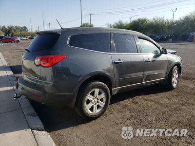 Trzecie zdjęcie samochodu z tyłu: 2011 CHEVROLET TRAVERSE LT VIN:1GNKRGED0BJ203803 - miniatura