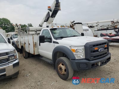 Czwarte zdjęcie samochodu z boku: 2015 FORD F450 SUPER DUTY SERVICE TRUCK VIN:1FDUF4GY6FED21163 - miniatura