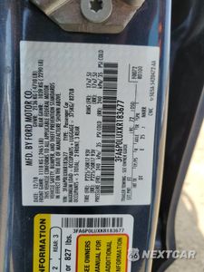 Zdjęcie 12 z 14 samochodu: 2019 FORD FUSION SE VIN:3FA6P0LUXKR183677 - miniatura
