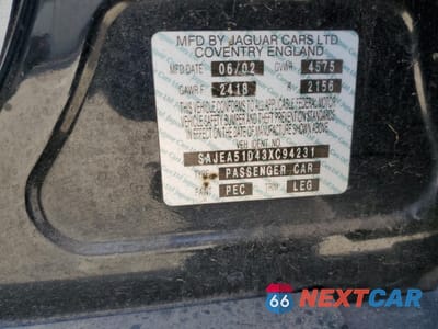 Zdjęcie 12 z 12 samochodu: 2003 JAGUAR X-TYPE 2.5 VIN:SAJEA51D43XC94231 - miniatura