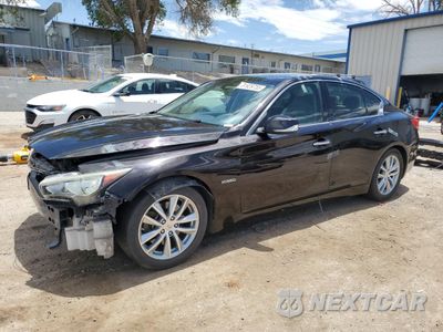 2015 INFINITI Q50 HYBRID PREMIUM JN1AV7AP4FM790031 - główne zdjęcie licytacji z USA - miniatura
