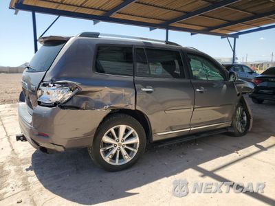 Trzecie zdjęcie samochodu z tyłu: 2013 TOYOTA HIGHLANDER HYBRID LIMITED VIN:JTEDC3EH7D2017313 - miniatura