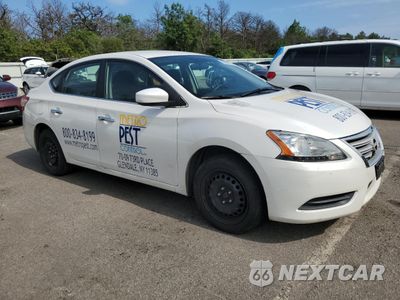 Czwarte zdjęcie samochodu z boku: 2014 NISSAN SENTRA S VIN:3N1AB7AP3EL662994 - miniatura