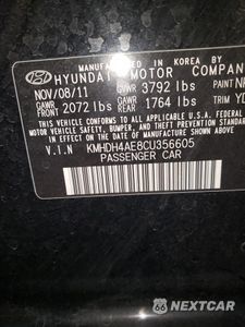 Zdjęcie 12 z 12 samochodu: 2012 HYUNDAI ELANTRA GLS VIN:KMHDH4AE8CU356605 - miniatura