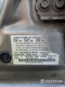 Zdjęcie 12 z 14 samochodu: 2004 NISSAN SENTRA 1.8 VIN:3N1CB51D14L485931 - miniatura