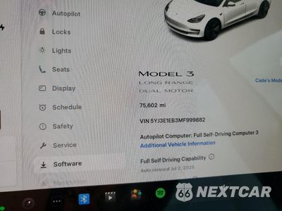 Zdjęcie 9 z 14 samochodu: 2021 TESLA MODEL 3 VIN:5YJ3E1EB3MF999882 - miniatura
