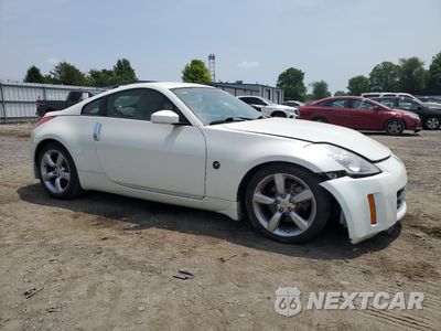 Czwarte zdjęcie samochodu z boku: 2008 NISSAN 350Z COUPE VIN:JN1BZ34D88M701258 - miniatura