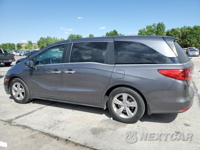 Drugie zdjęcie samochodu z przodu: 2019 HONDA ODYSSEY EX VIN:5FNRL6H51KB028606 - miniatura