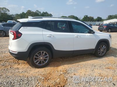 Trzecie zdjęcie samochodu z tyłu: 2023 GMC TERRAIN SLT VIN:3GKALVEG2PL164981 - miniatura