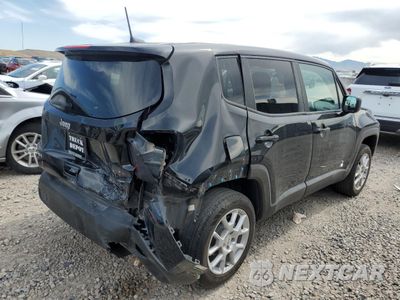 Trzecie zdjęcie samochodu z tyłu: 2023 JEEP RENEGADE LATITUDE VIN:ZACNJDB13PPP68136 - miniatura