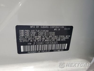Zdjęcie 12 z 15 samochodu: 2024 SUBARU IMPREZA SPORT VIN:JF1GUAFC1R8306445 - miniatura