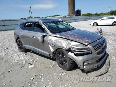 Czwarte zdjęcie samochodu z boku: 2021 GENESIS GV80 BASE VIN:KMUHCESC0MU048107 - miniatura