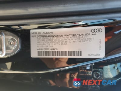 Zdjęcie 12 z 14 samochodu: 2016 AUDI S3 PREMIUM PLUS VIN:WAUB1GFF1G1004439 - miniatura