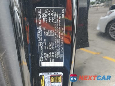 Zdjęcie 12 z 14 samochodu: 2024 HYUNDAI SANTA FE CALLIGRAPHY VIN:5NMP5DGL3RH053571 - miniatura